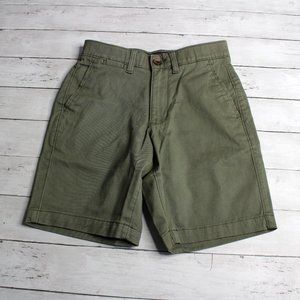 Sonoma Men's Casual Shorts Size 28 9" Inseam Olive Green Flat Front Zip